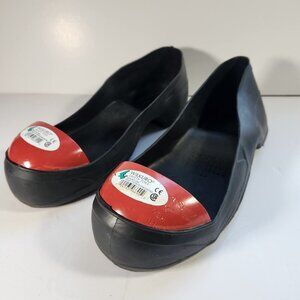 Wilkuro Safety Toes Steel Toe Cap Slip-On Overshoe Non-Slip Natural Rubber LG